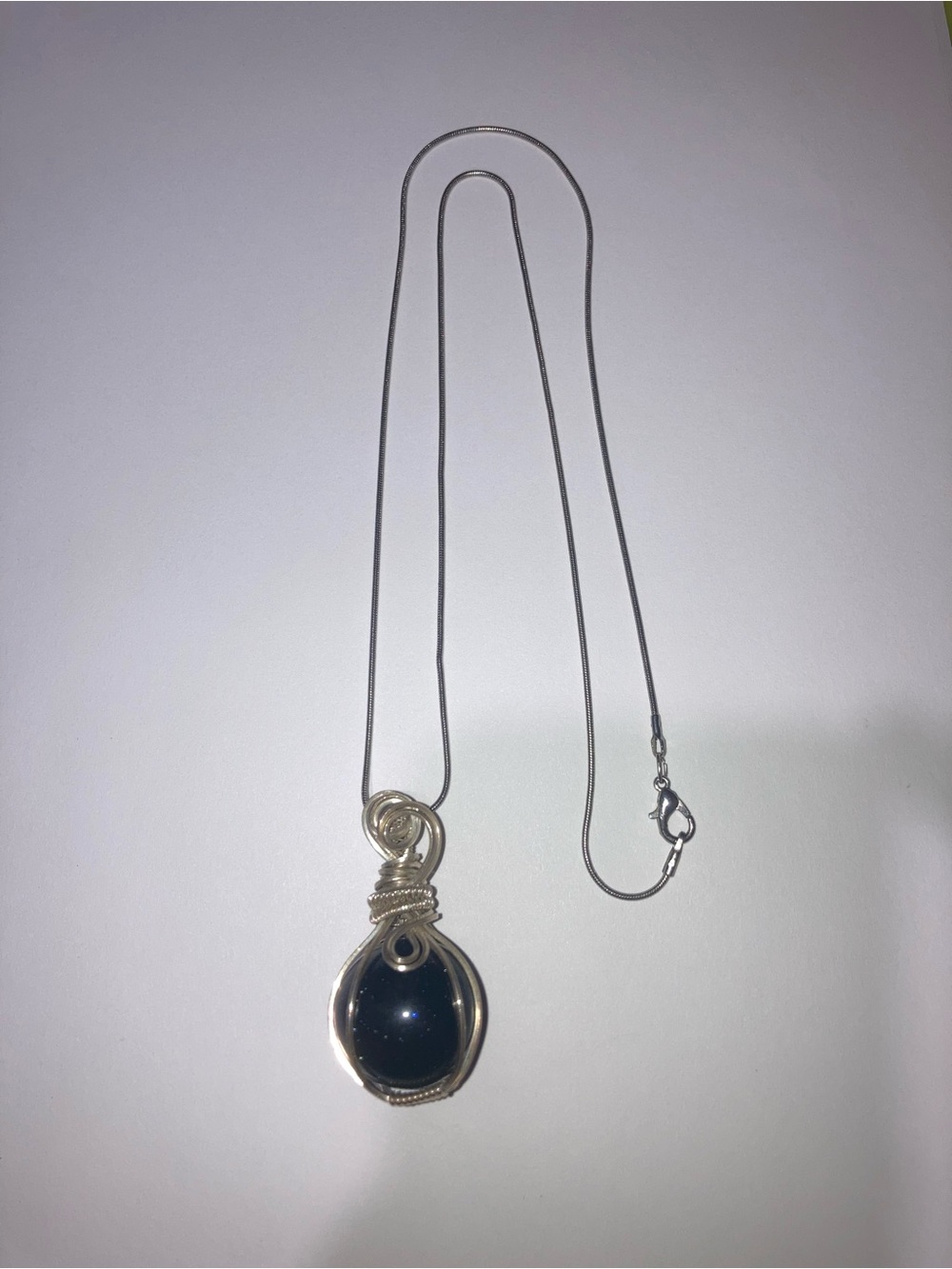 Handcrafted Wrapped Pendant Necklace